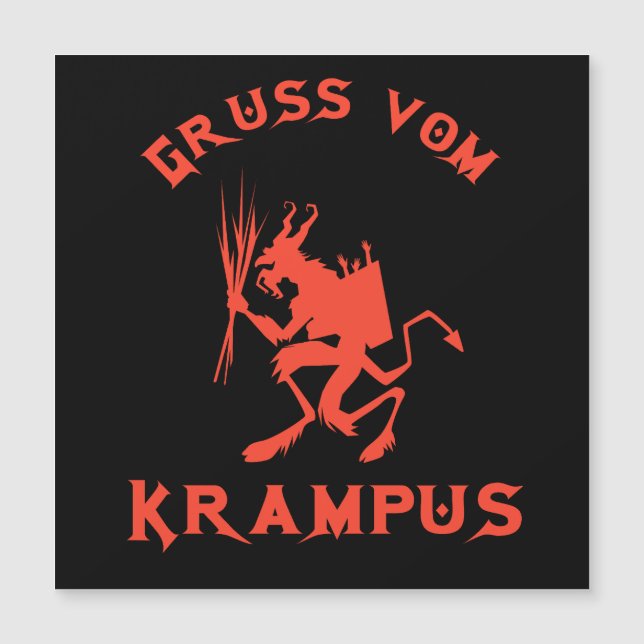 Vintage Gruss vom Krampus (Devant)