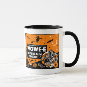 Vintage Halloween Gomme à mâcher sifflet Mug