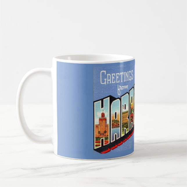 Vintage Harrisburg PA Mug (Gauche)