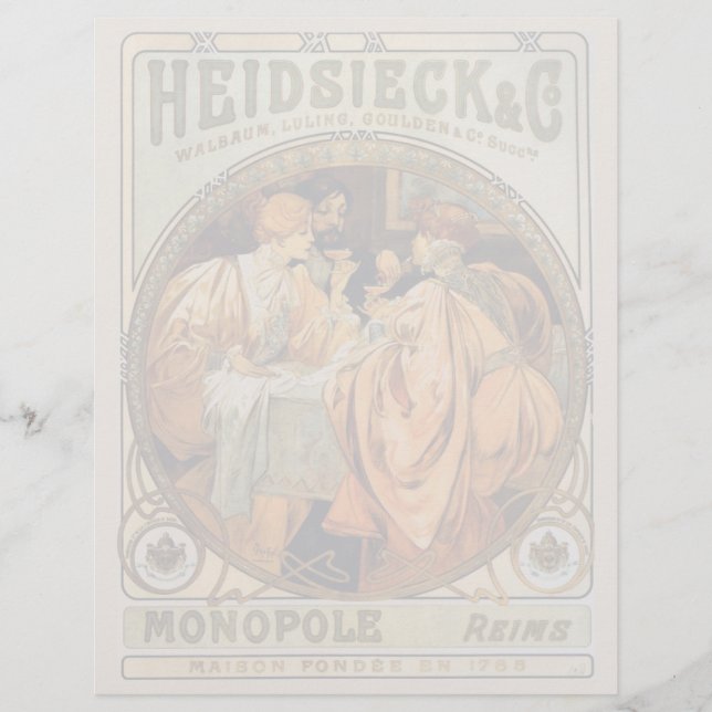 Vintage Heidsieck & Co Monopoles Reims Wine (Devant)