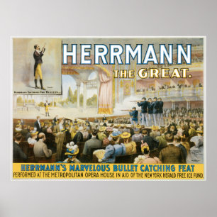 Vintage Herermann La Grande Poster Magique