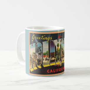 Vintage Hollywood California Mug