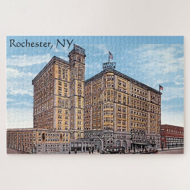 Vintage Hotel Seneca Rochester NY Puzzle (Horizontal)