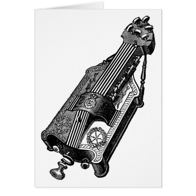 Vintage Hurdy Gurdy, (Devant)
