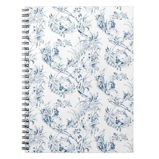 Vintage Imaginaire Floral  Toile-Black Carnet (Devant)