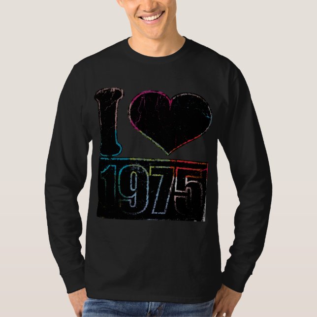 Vintage J'aime T-shirt 1975 (Devant)