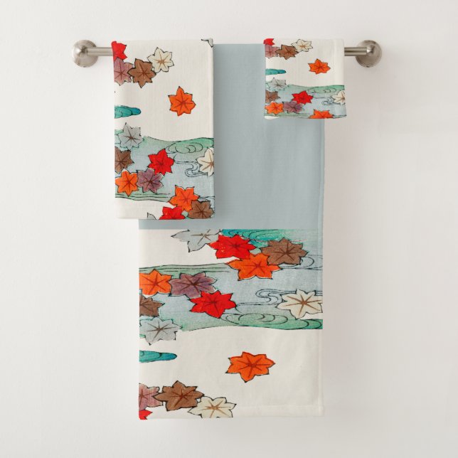 Vintage Japonais d'automne laisse Motif traditionn (En situation)