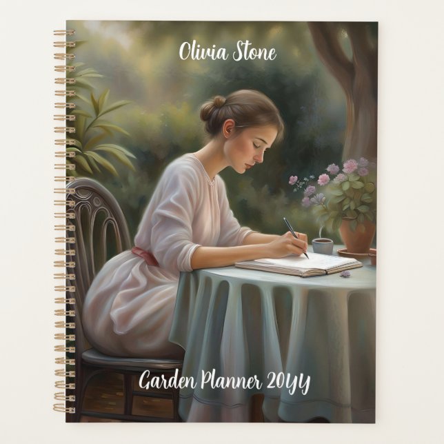 Vintage Jardin Planificateur Personnalisé Par Vous (Devant)