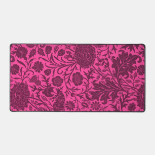 Vintage joli rose et marron motif floral