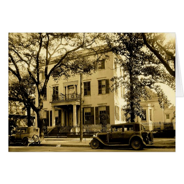 Vintage Jonathan Emanuel Mansion, Mobile Alabama (Devant horizontal)