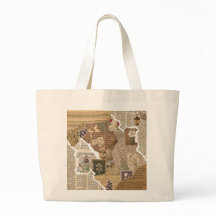  Vintage Journal Collage Aesthetic Jumbo Tote bag