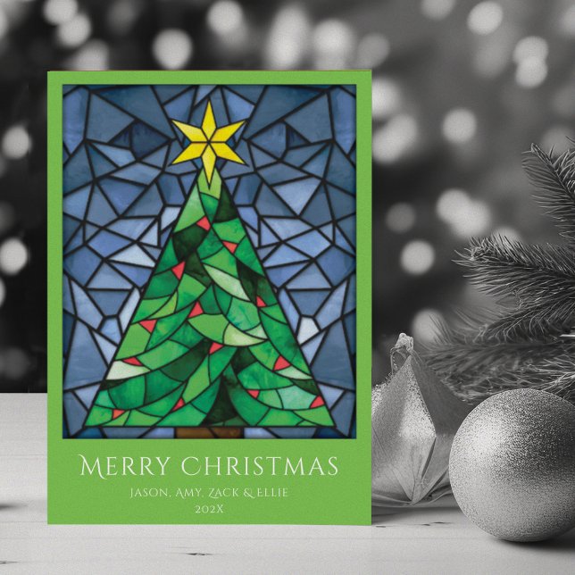 Vintage Joyeux Vacances Main Drag Carte de Vacance (Créateur téléchargé)