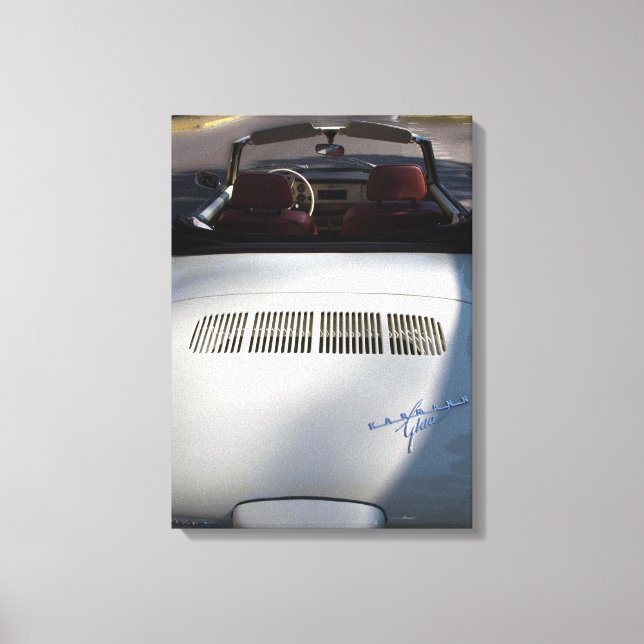 Vintage Karmann Ghia Photo Toile Enveloppée (Recto)