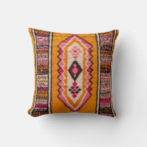 Vintage Kilim Cushion : Coussins jaunes faits main