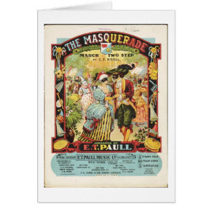 Vintage - La Musique Masquerade Sheet,
