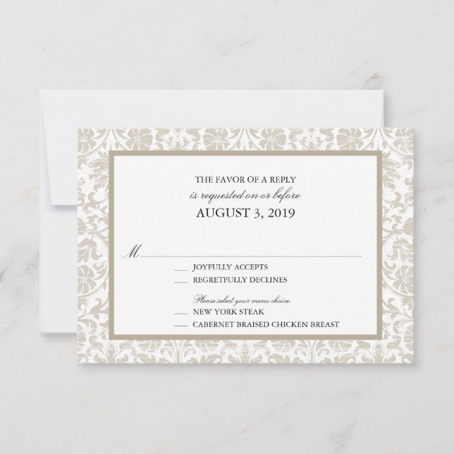 Vintage Lace Affair RSVP (Devant)