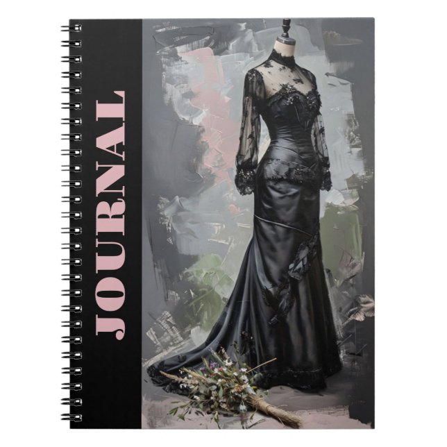 Vintage LBD Little Black Dress Design Journal (Devant)