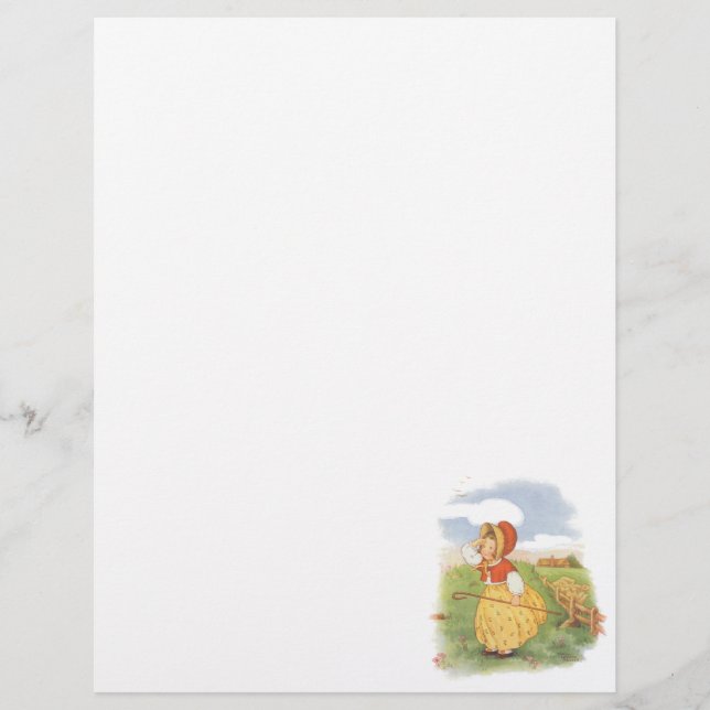 Vintage Little Bo Peep Mère Goose Nurserme Rhyme (Devant)