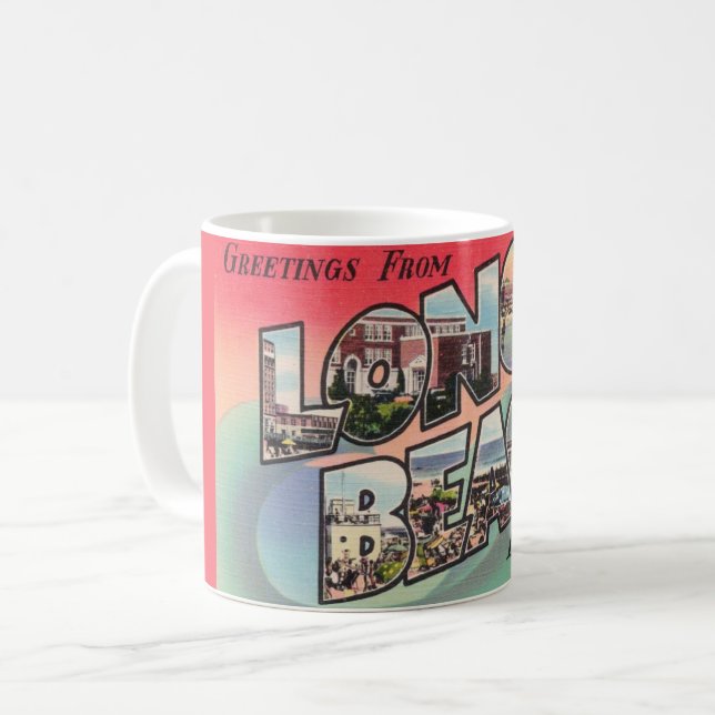 Vintage Long Beach NY Mug (Devant gauche)
