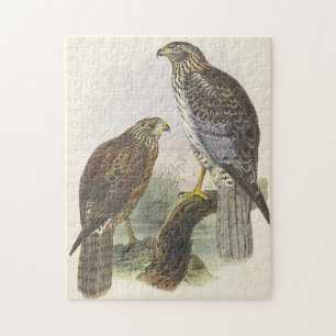 Vintage Look, Deux Oiseaux Puzzle