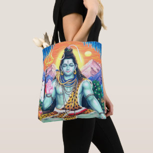 Vintage Lord Shiva Spirituel Yoga Sac fourre-tout