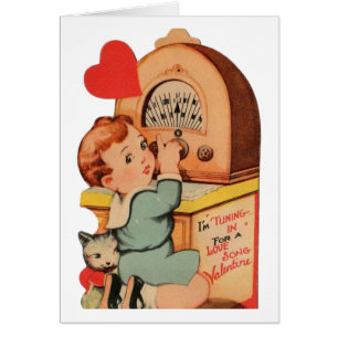 Vintage Love Song Valentine's Day Card