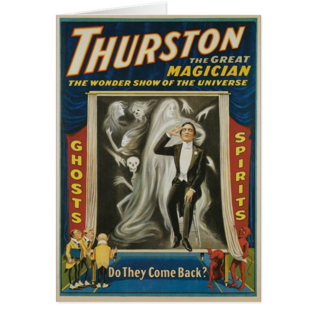 Vintage Magic Poster, Thurston, The Great Magician (Devant)