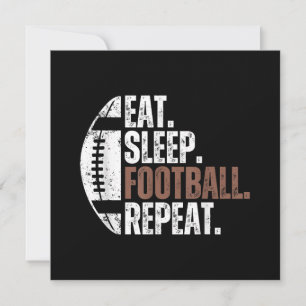 Vintage Manger Sleep Football Répéter