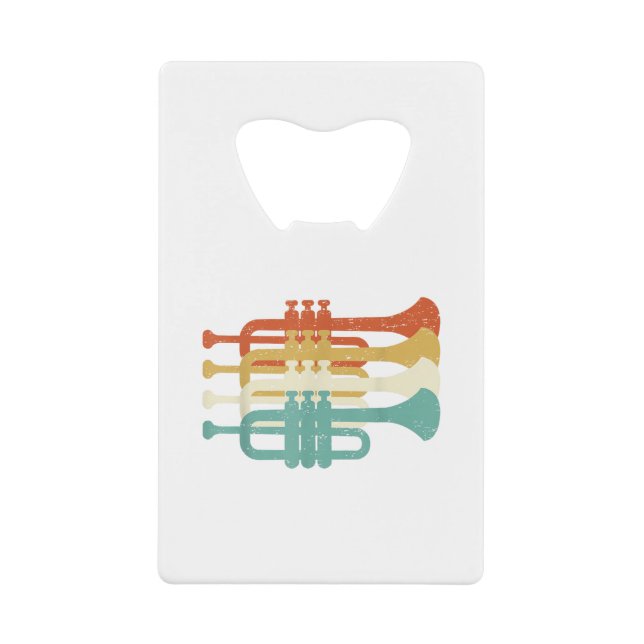 Vintage Marching Band Trumpet Player Retro Design  (Devant)