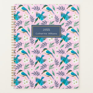 Vintage martin-pêcheur rose Oiseaux Nom du motif
