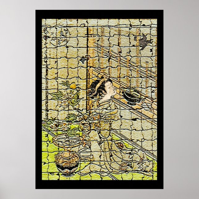 Vintage May Cuckoo avec affiche d'art moderne (Devant)