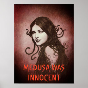 Vintage Medusa Était Une Poster Innocente