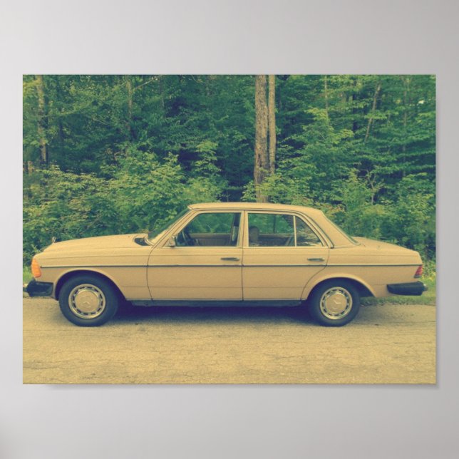 Vintage Mercedes Poster (Devant)