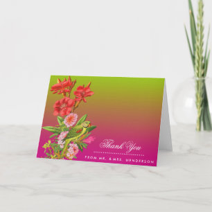 Vintage Merci de mariage du jardin