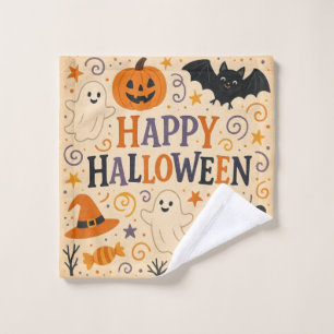 Vintage, mignonne chauve-souris d'halloween, fantô