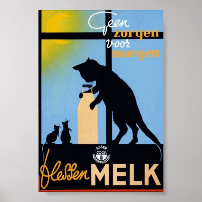 Vintage Milk Poster (Devant)