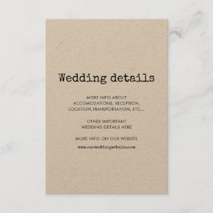 Vintage minimaliste machine à écrire carte de déta