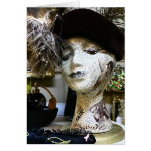Vintage : Modèle de foire de vanité - Blanc