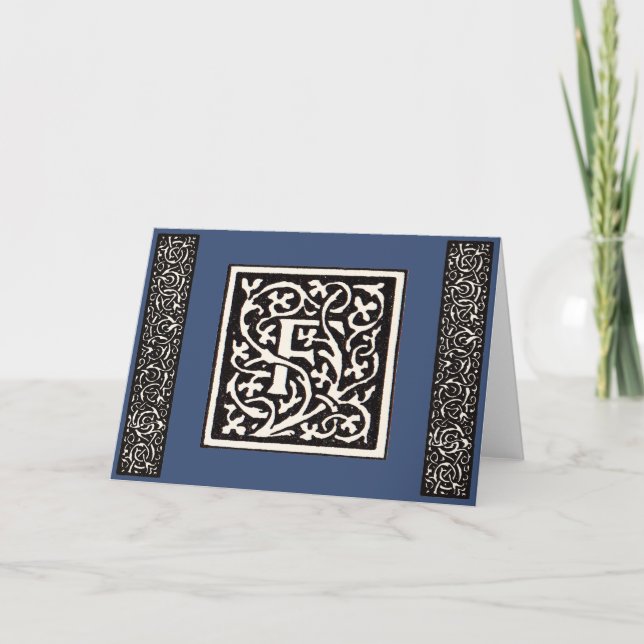 Vintage Monogram F Art Nouveau Letter (Devant)