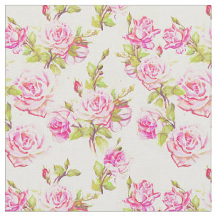Vintage motif floral Ancien tissu de roses roses r