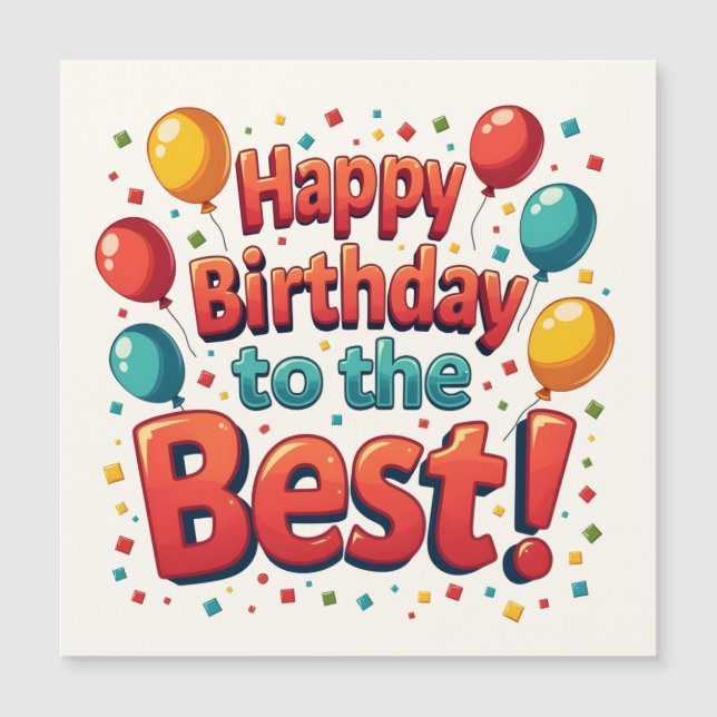 Vintage Motivational Joyeux voeux d'anniversaire (Devant)