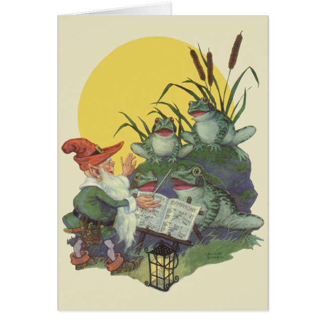 Vintage Music Magazine Couverture Art, Etude Frog  (Devant)