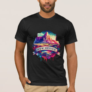 Vintage New Mexico Map T-Shirts – Retro us state
