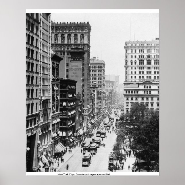 Vintage New York City, affiche de Broadway (Devant)