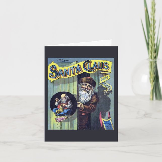 Vintage Noël, Couverture de Père Noël Merci (Devant)