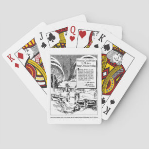 Vintage Noël et cartes de jeu