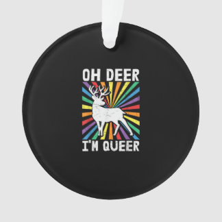 Vintage Oh Deer I'm Queer Pride LGBT Gay Lesbian 