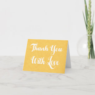 Vintage Or Jaune Doré Merci Distressed Grunge