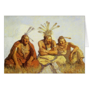 Vintage Ouest, La Guerre ou la Paix par NC Wyeth