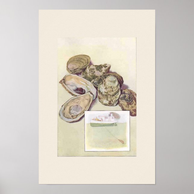 Vintage Oyster Poster (Devant)
